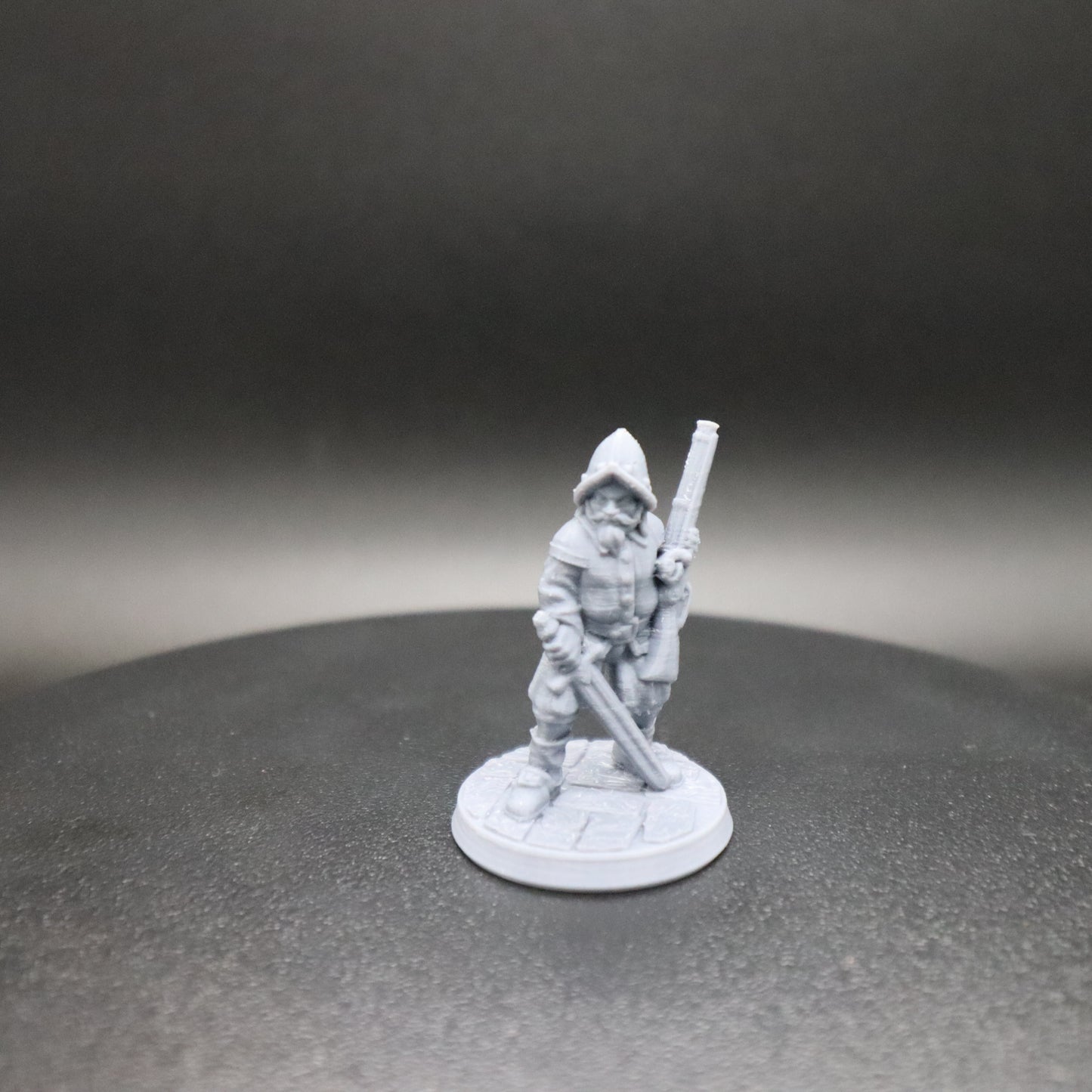 Musketman Wielding a sword