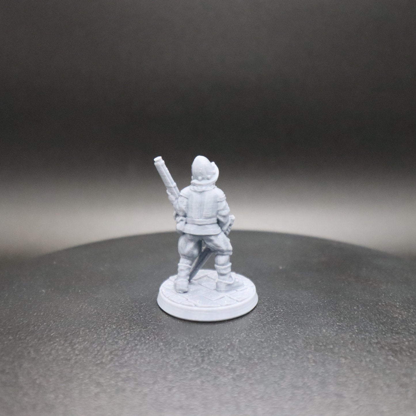 Musketman Wielding a sword
