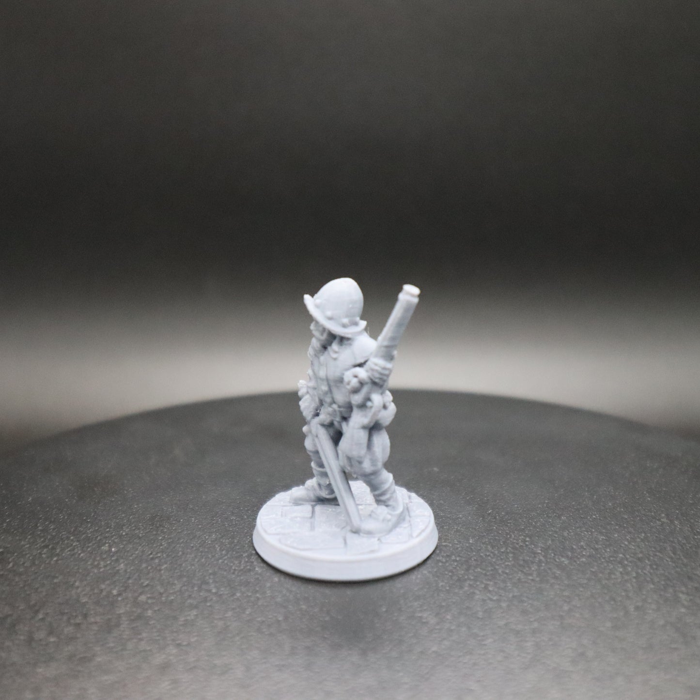 Musketman Wielding a sword