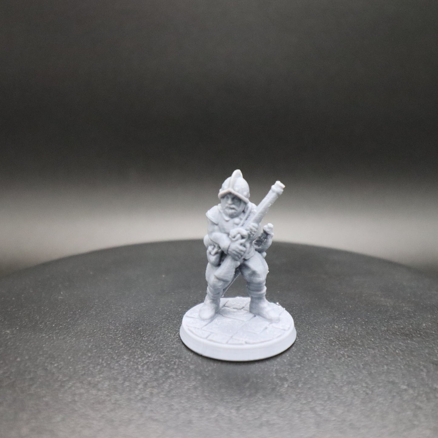 Musketman with Mohawk-Esque Helmet
