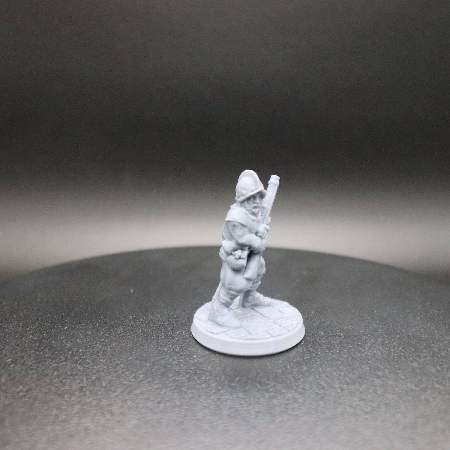 Musketman with Mohawk-Esque Helmet