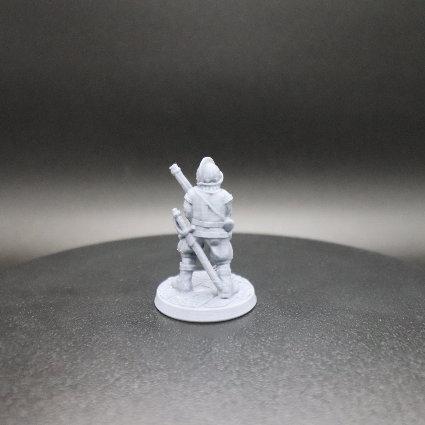 Musketman with Mohawk-Esque Helmet