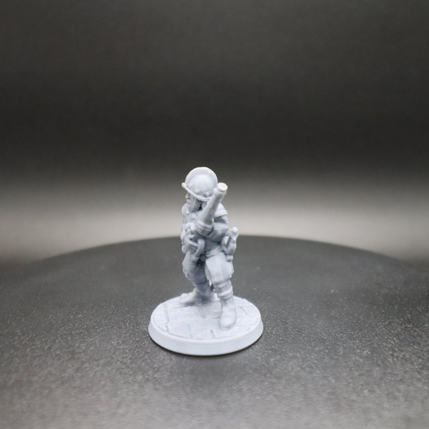 Musketman with Mohawk-Esque Helmet