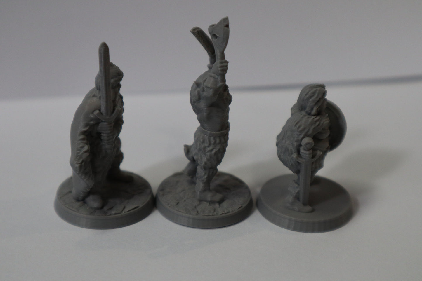 Barbarian 3 Pack, 28mm, Unpainted, BriteMinsi