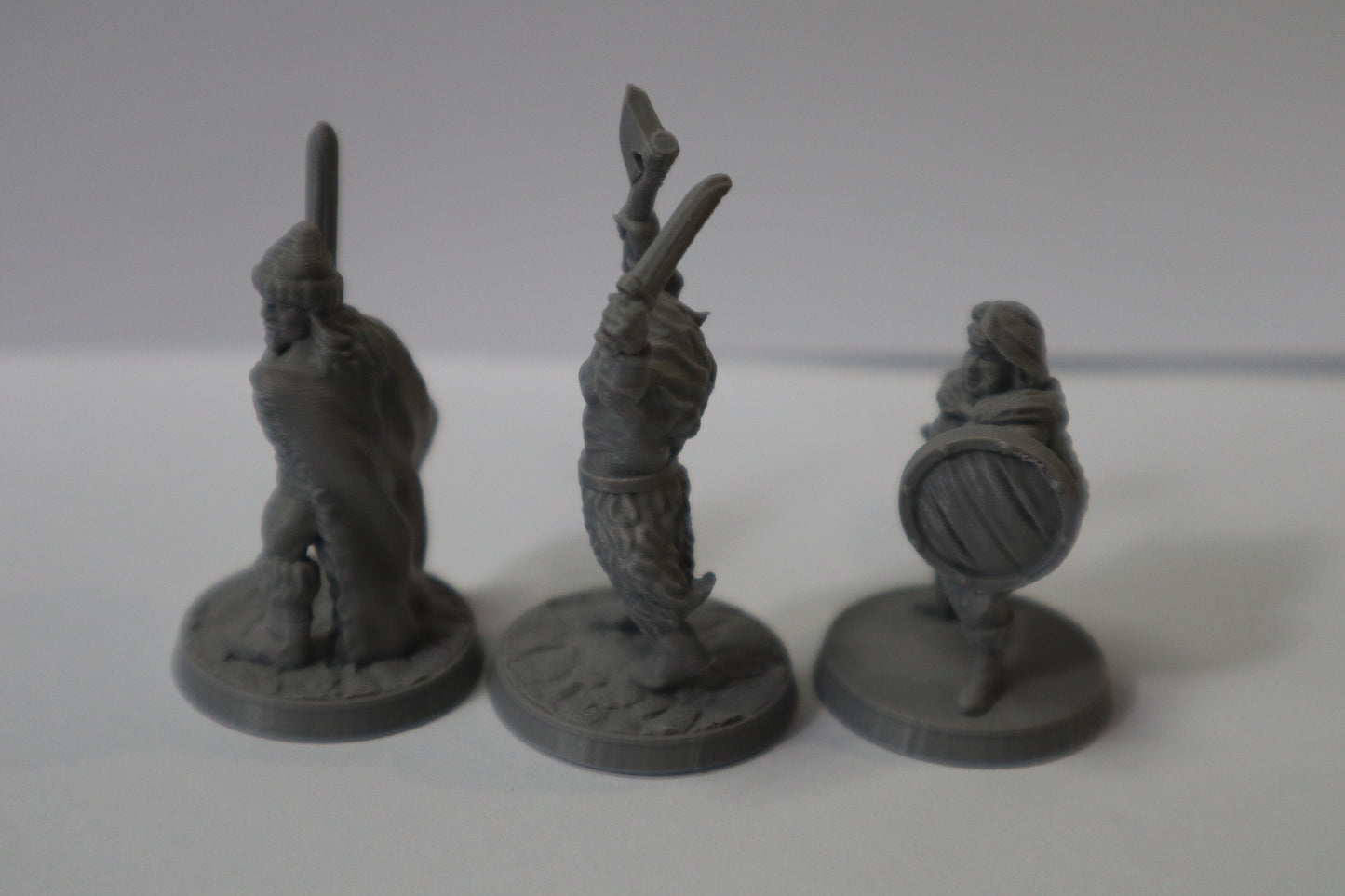 Barbarian 3 Pack, 28mm, Unpainted, BriteMinsi