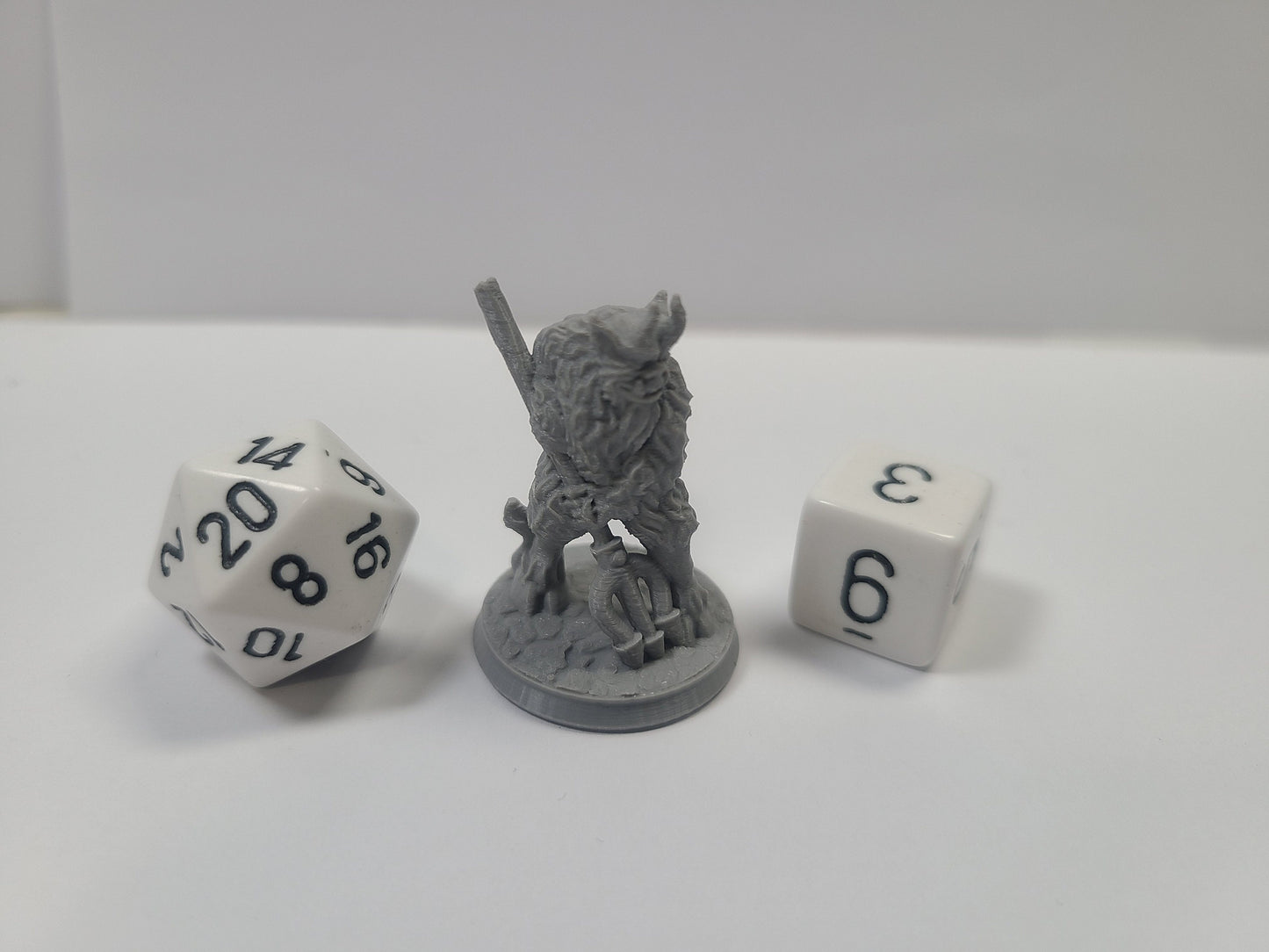 Iconic Devil Mini, 28mm, Unpainted, Gray, BriteMinis