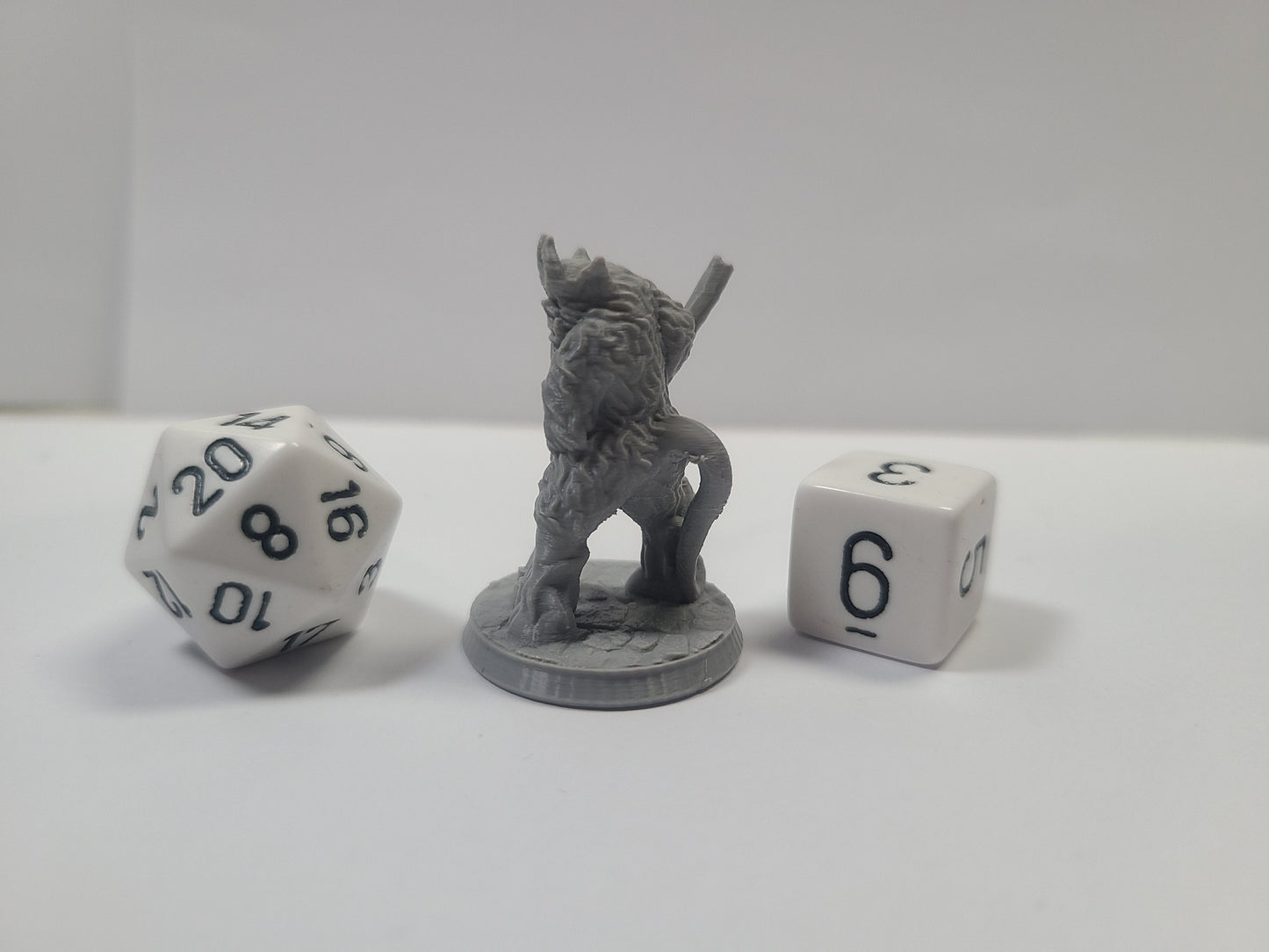 Iconic Devil Mini, 28mm, Unpainted, Gray, BriteMinis