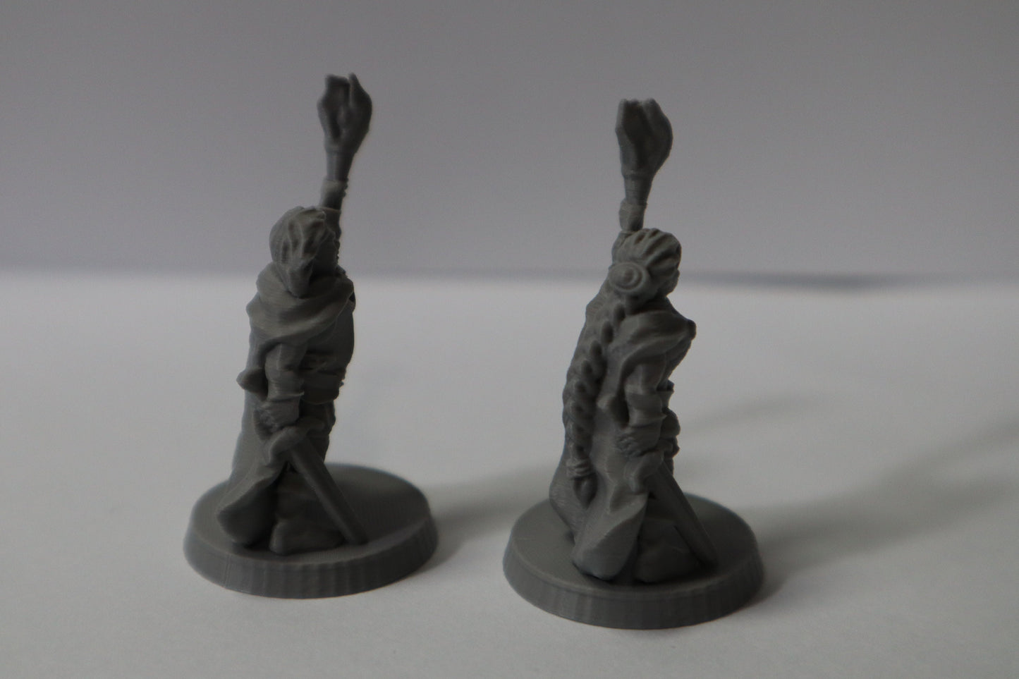 Adventuring Couple, Twins, 28mm, Unpainted, BriteMinis