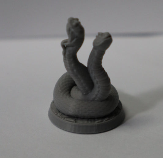 Amphisbaena, Two Headed Snake, 28mm, Unpainted, BriteMinis