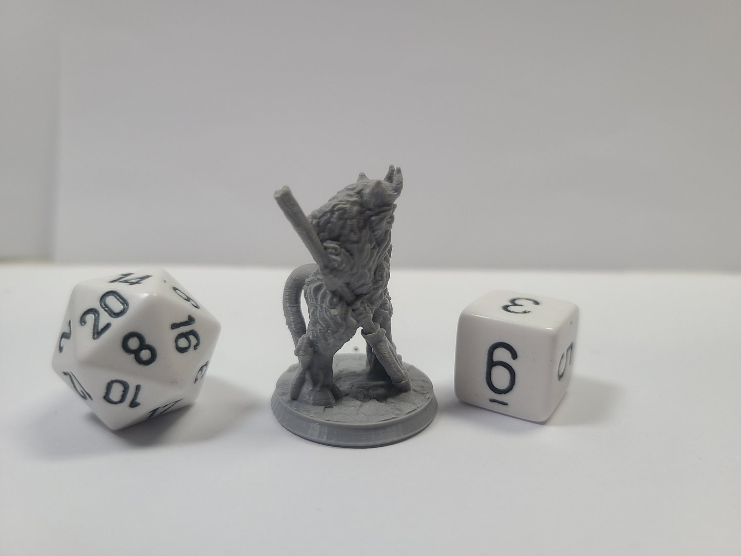 Iconic Devil Mini, 28mm, Unpainted, Gray, BriteMinis